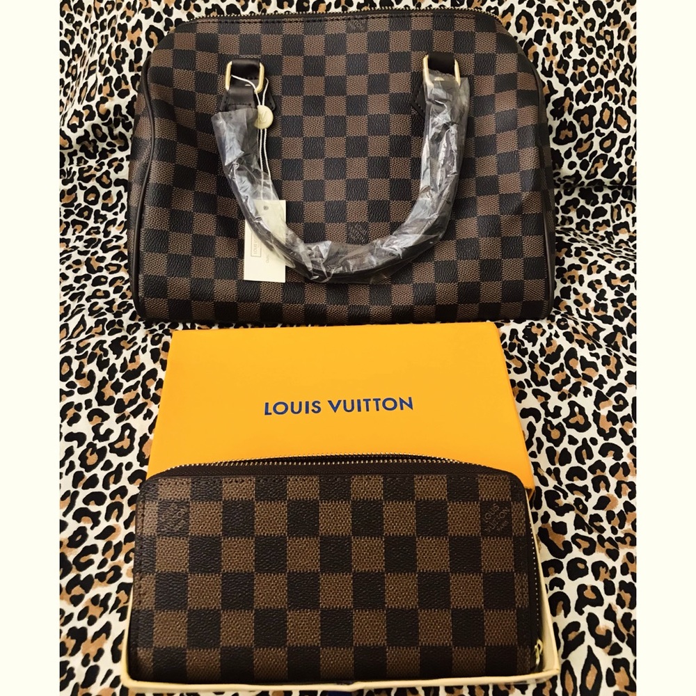 LV Crossbody & Matching Wallet